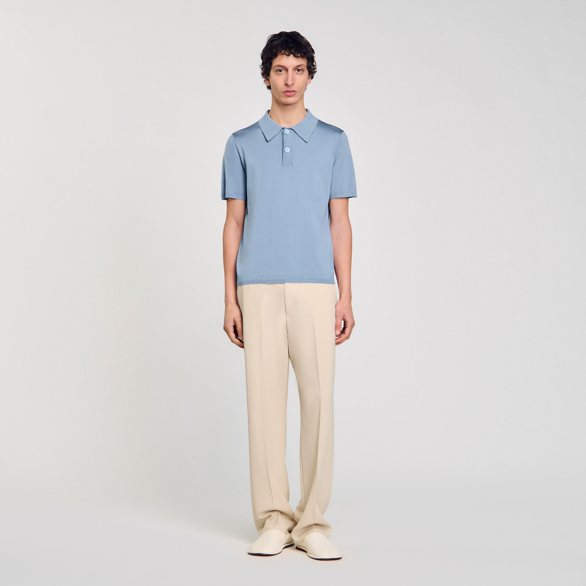 Polo in maglia a maniche corte