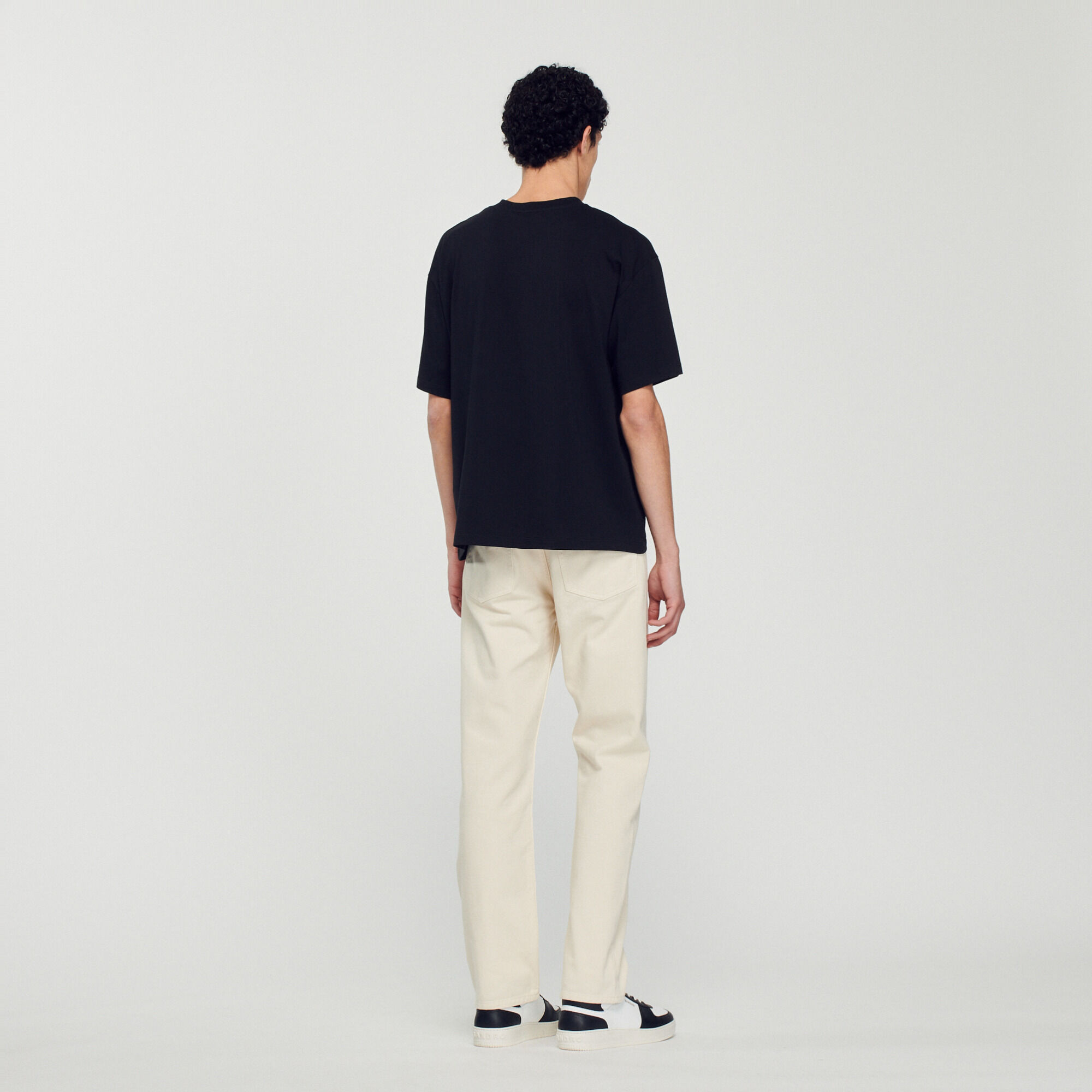 T-shirt oversize con logo