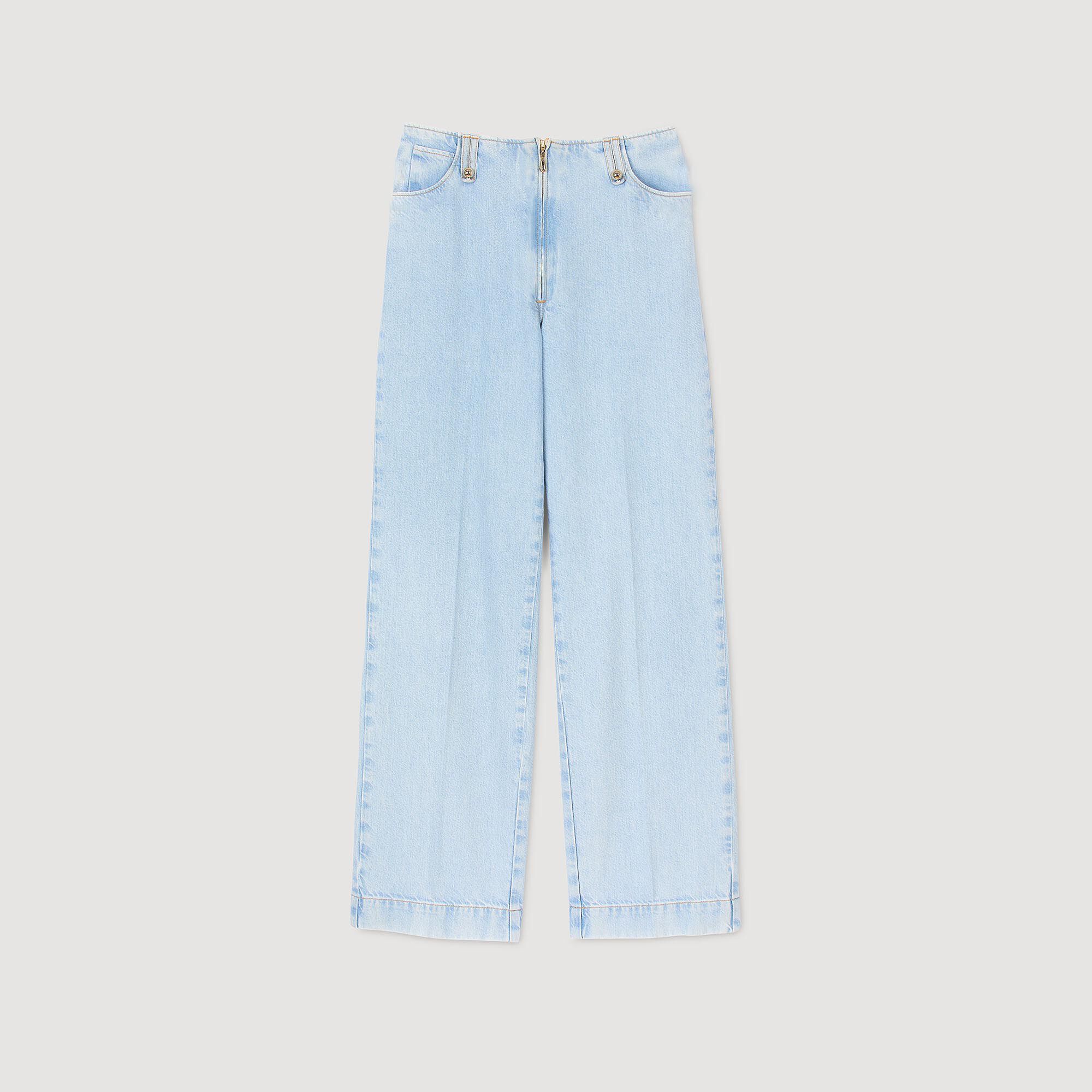 Jeans larghi délavé