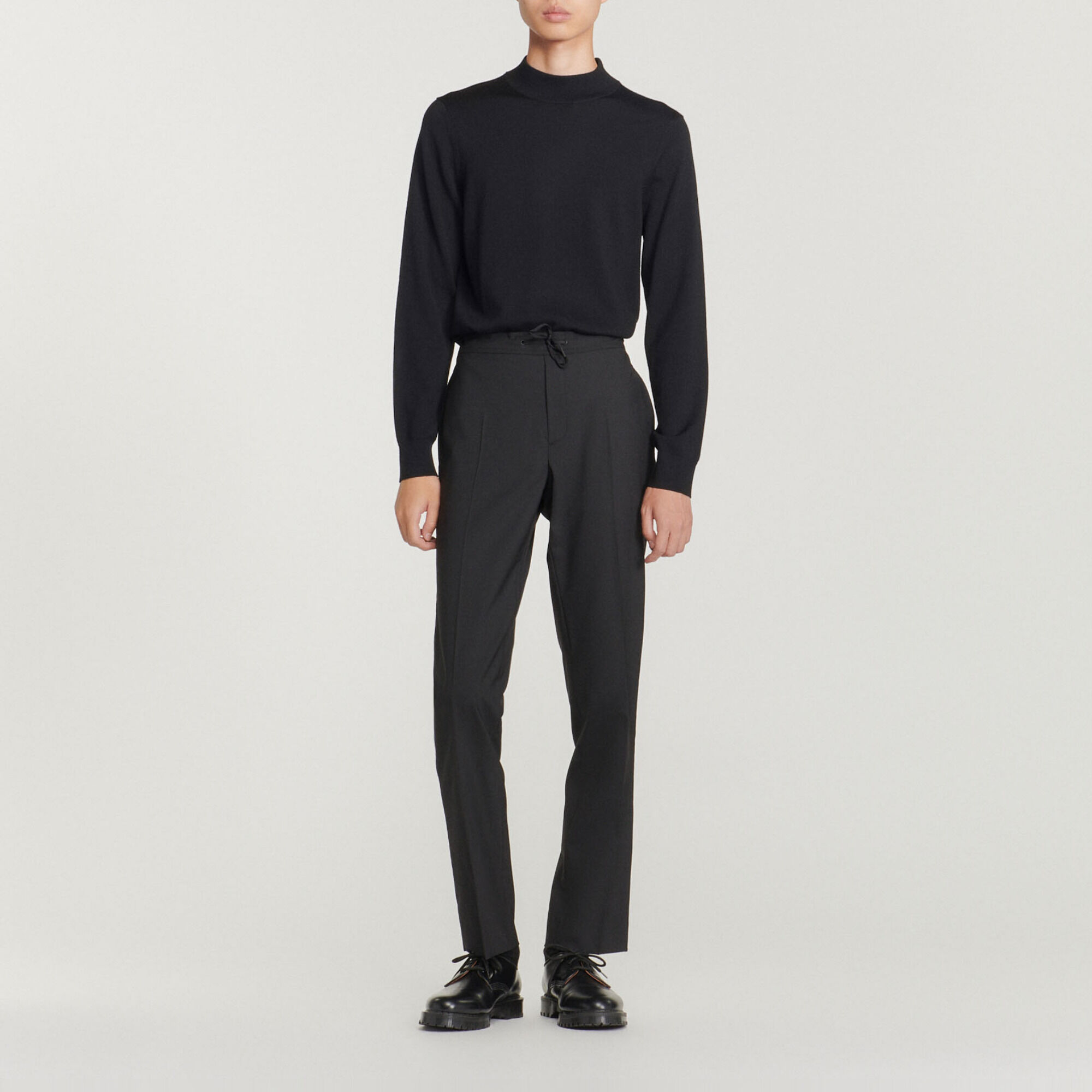 Pantaloni con elastico in vita