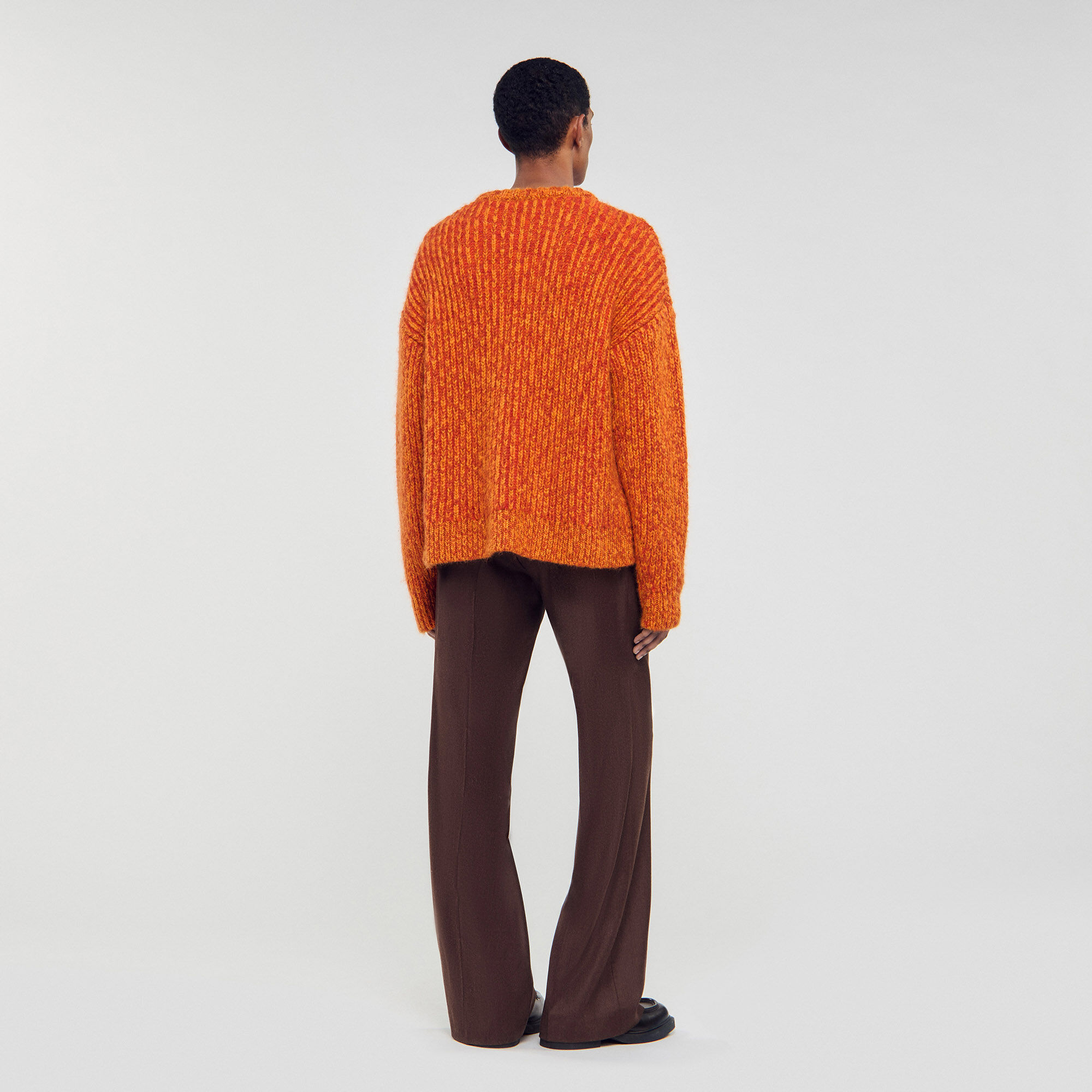 Maglione girocollo maniche lunghe
