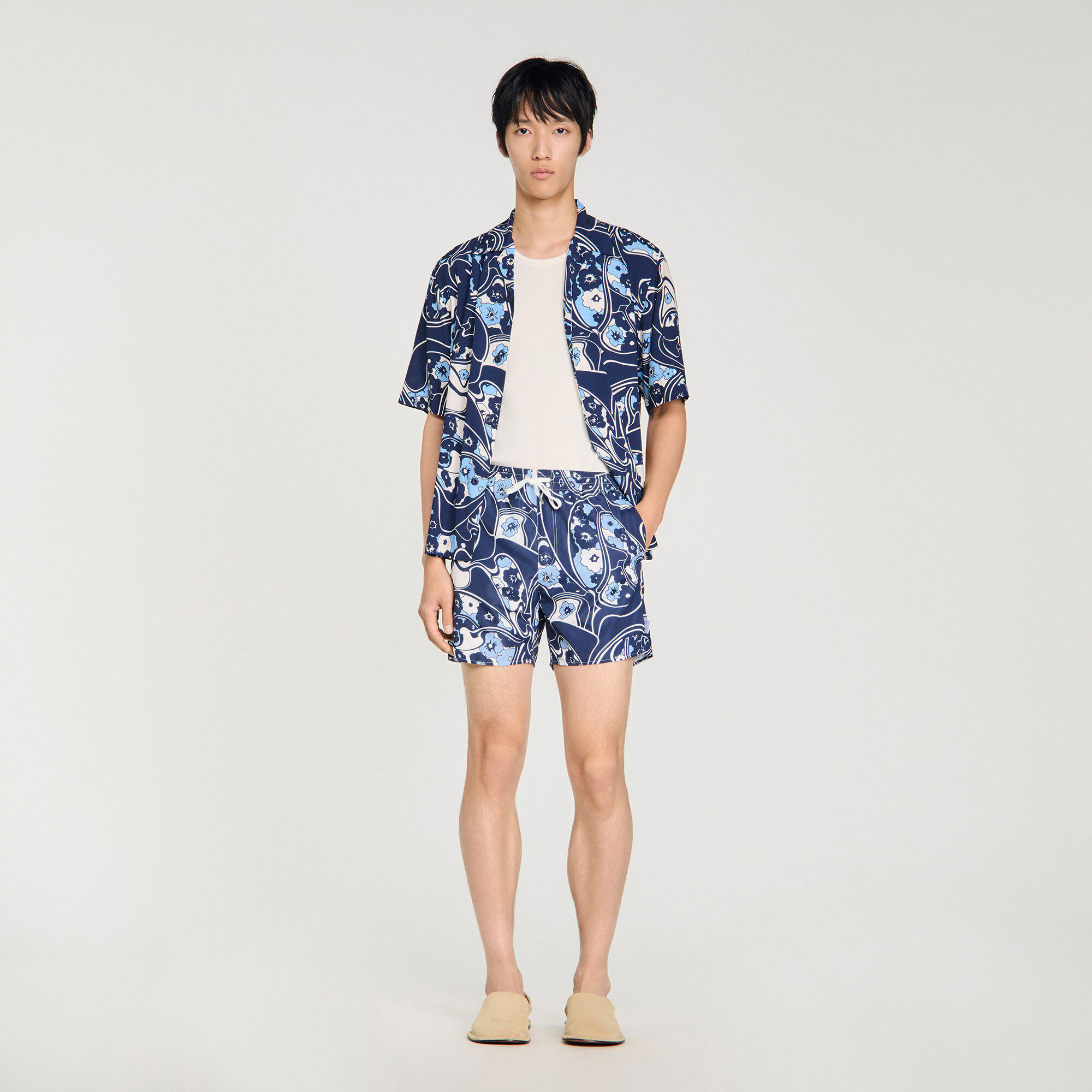 Short da bagno a fantasia hippie