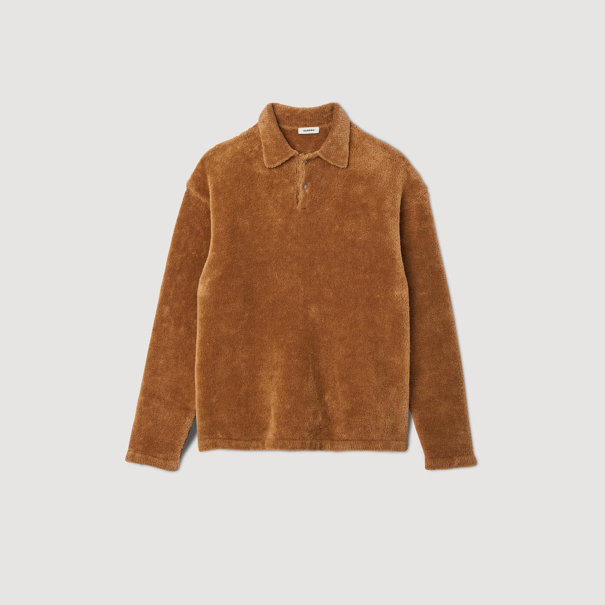 Polo in maglia di spugna