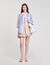 Camicia a righe mix stampe a righe