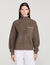 Maglione ampio con collo alto