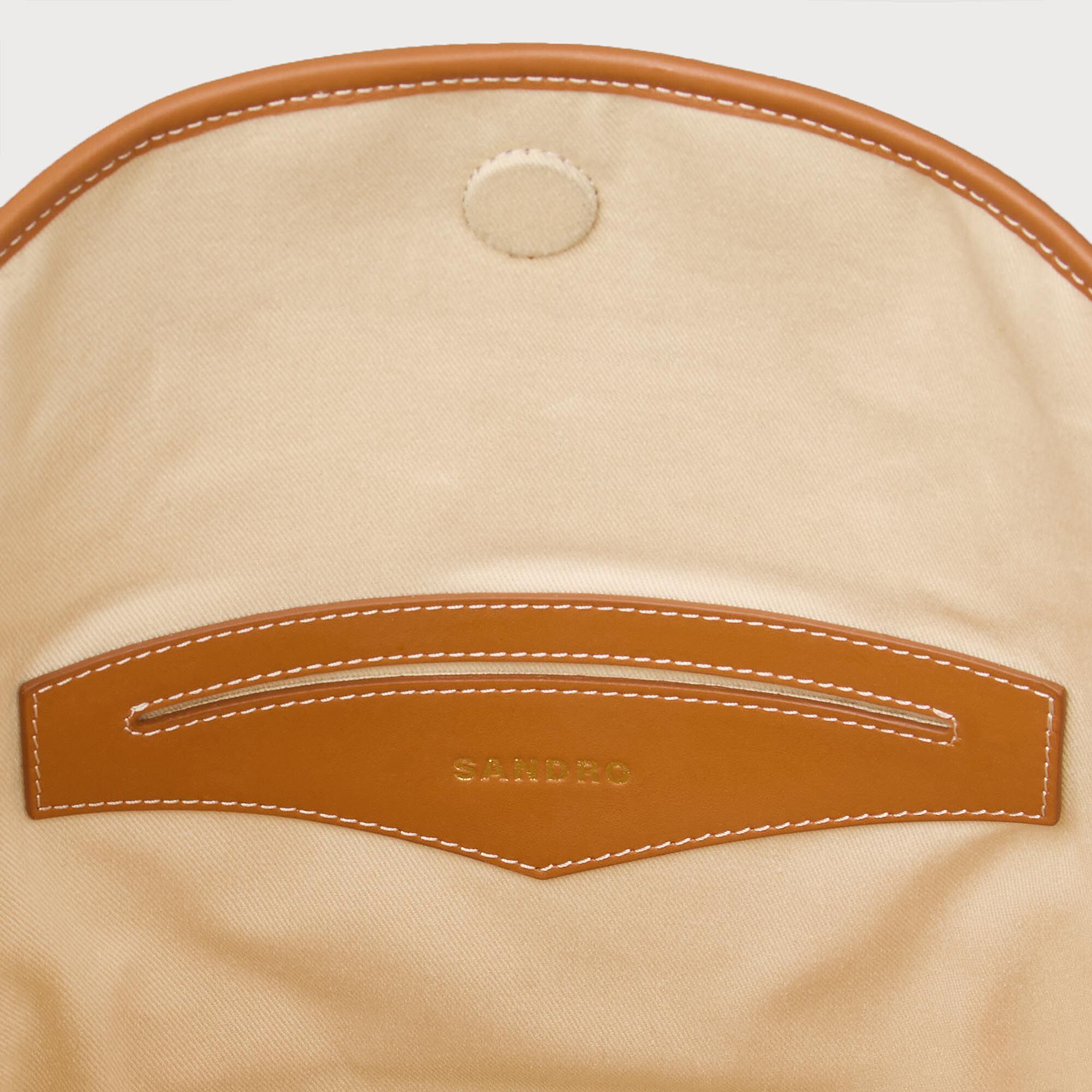 Borsa a secchiello Tangoso in tela