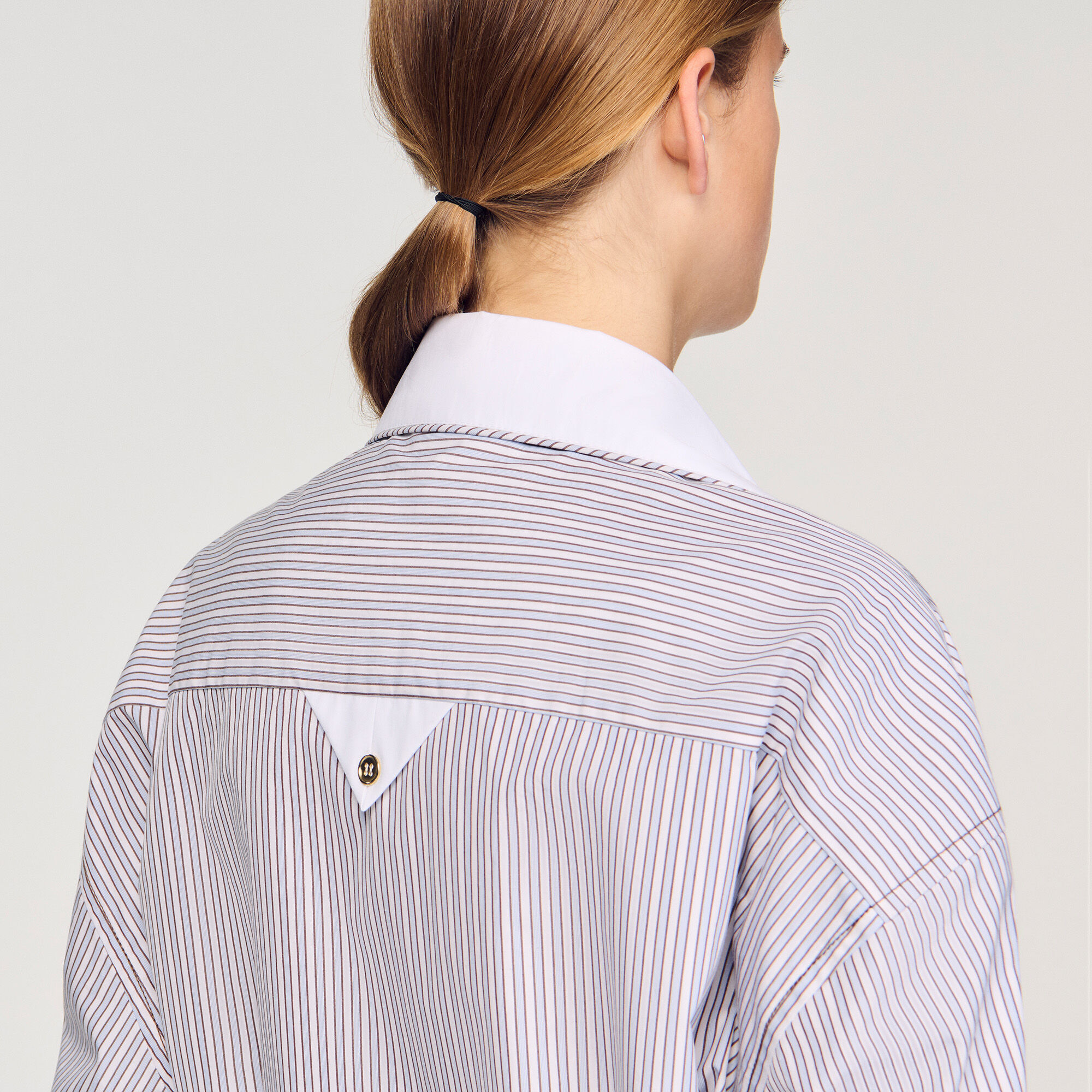 Camicia oversize a righe