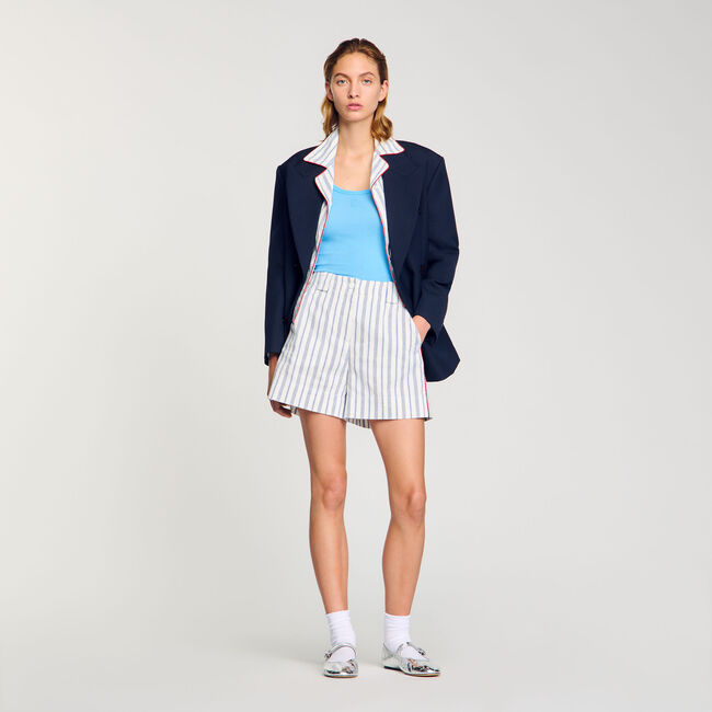 Shorts a righe