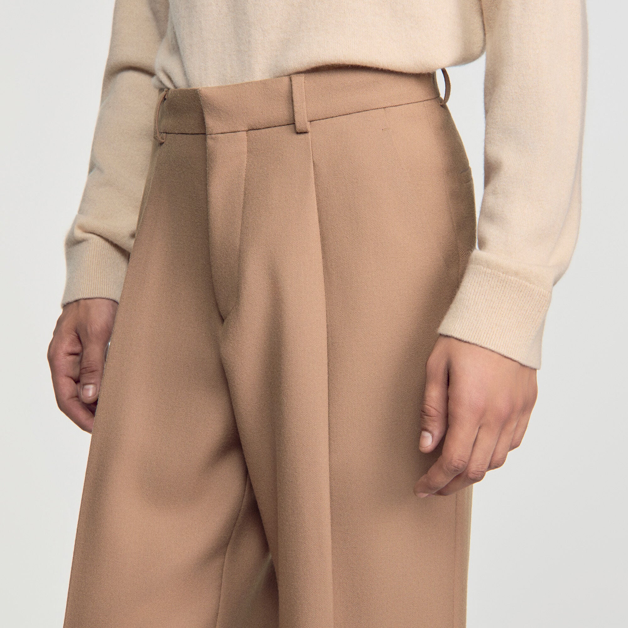 Pantaloni da abito in lana - Uomo | Sandro