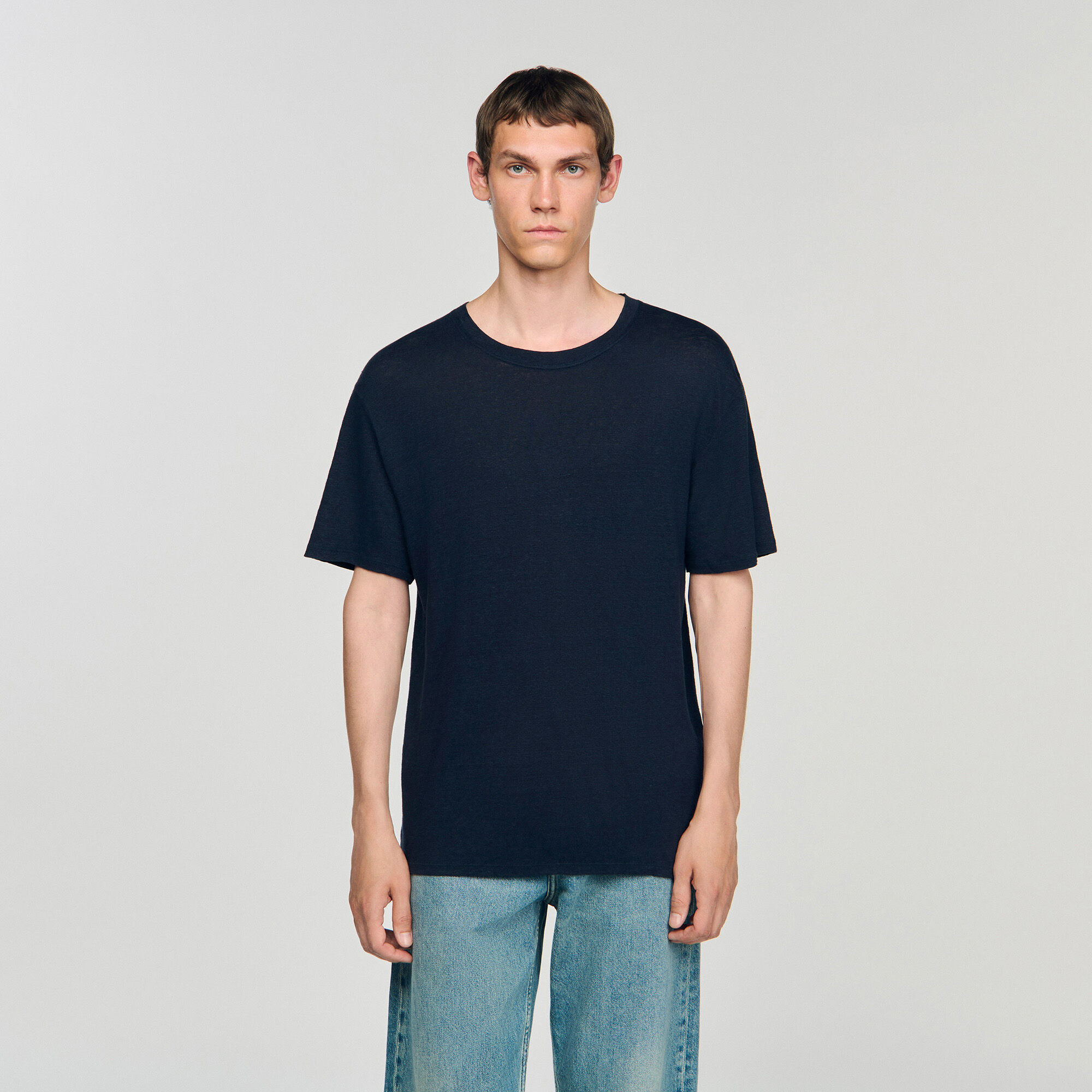 T-shirt in lino certificato