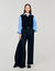 Pantaloni a righe glitterate
