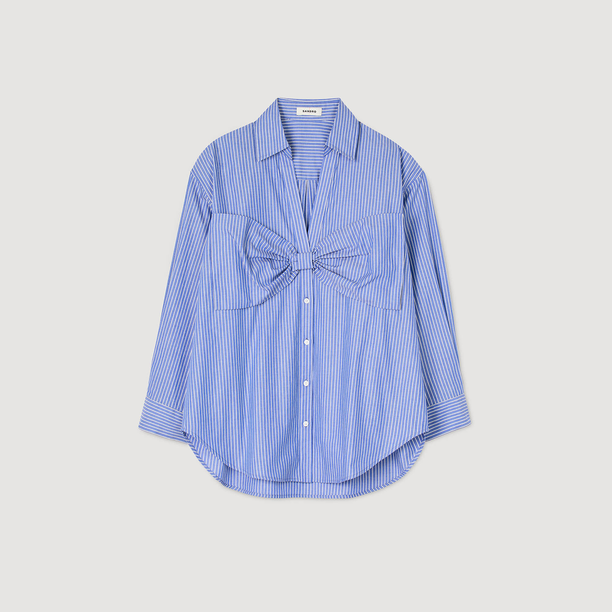 Camicia oversize con nodo
