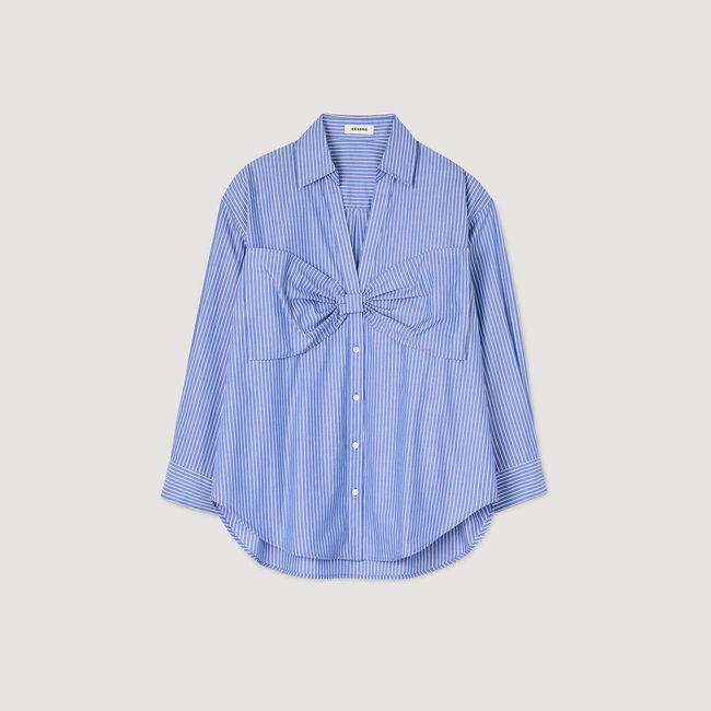 Camicia oversize con nodo