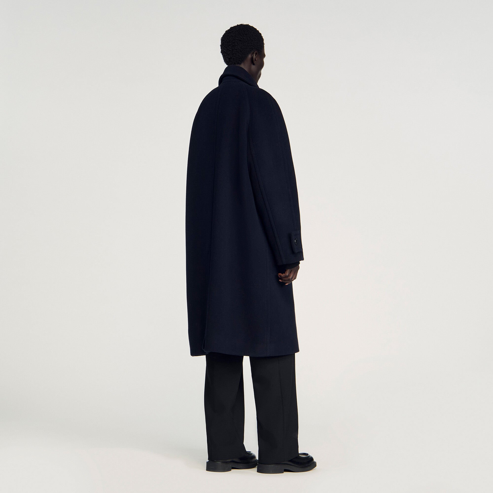 Cappotto in lana a doppiopetto