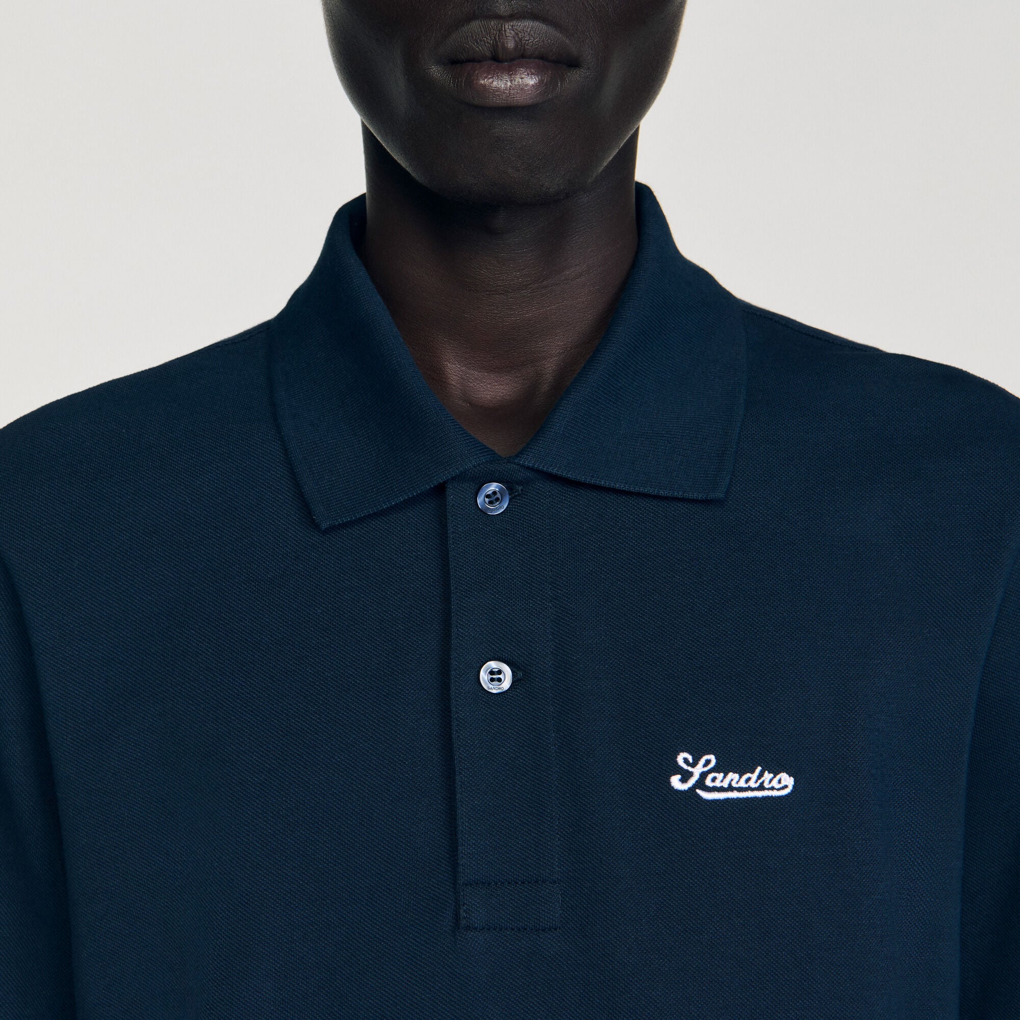 Polo in cotone piqu&eacute; - Uomo | Sandro