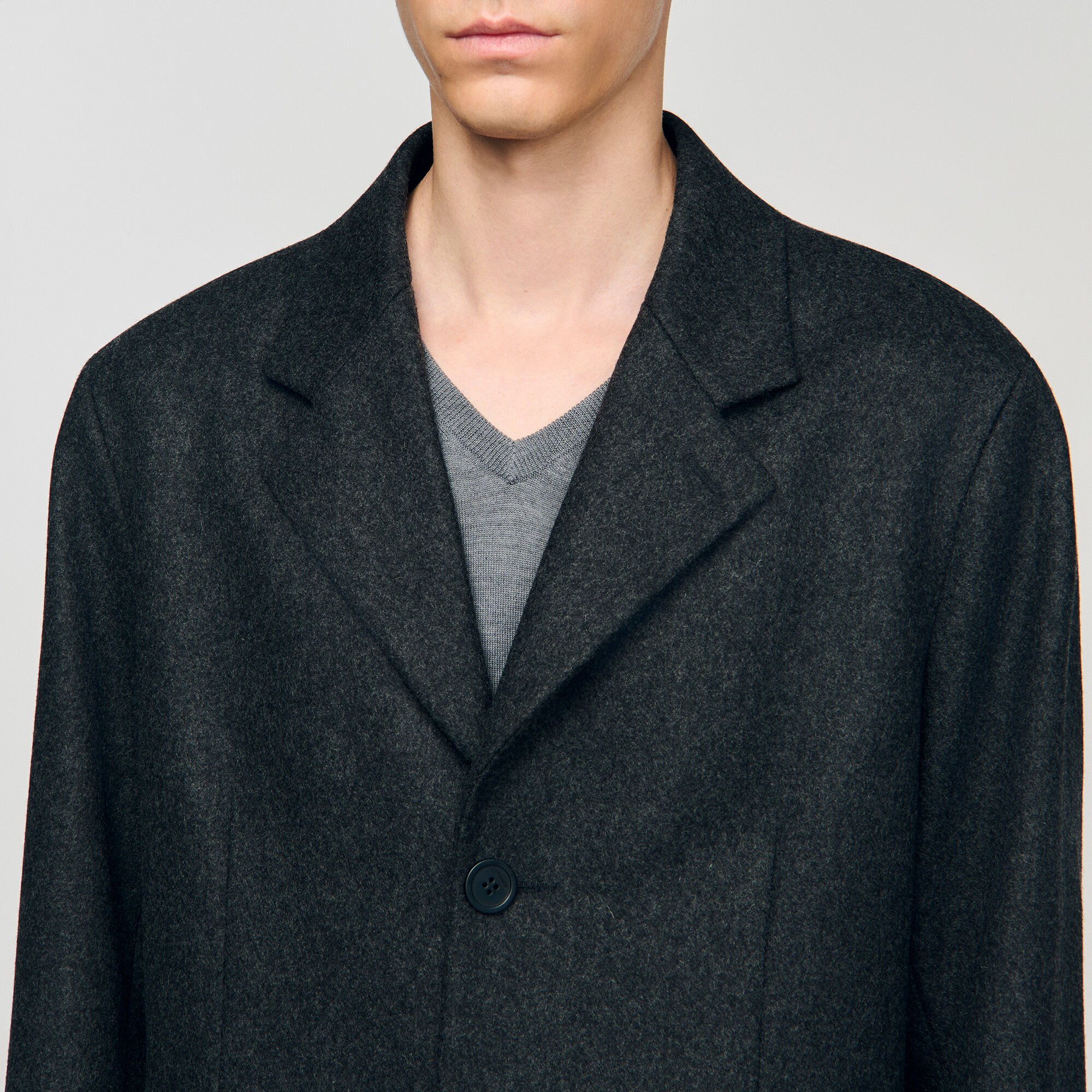 Cappotto in panno di lana