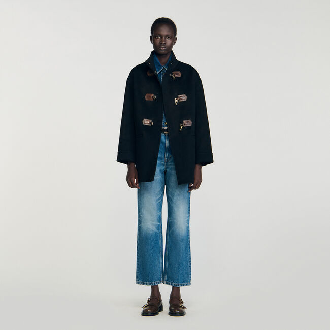 Cappotto caban oversize