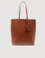 Shopping bag in pelle
