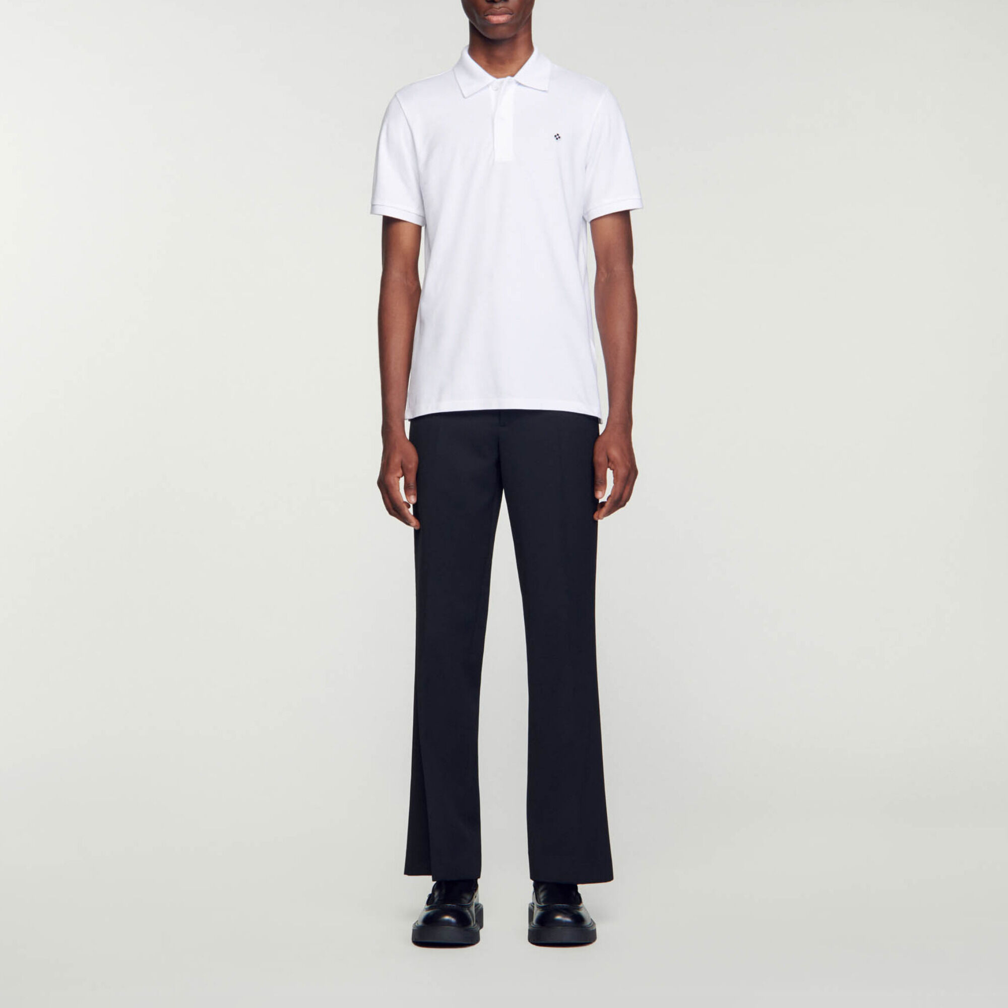 Polo con applicazione Square Cross