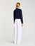 Cardigan colletto volant rimovibile