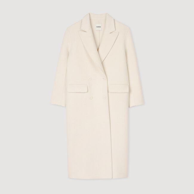 Cappotto lungo in misto lana