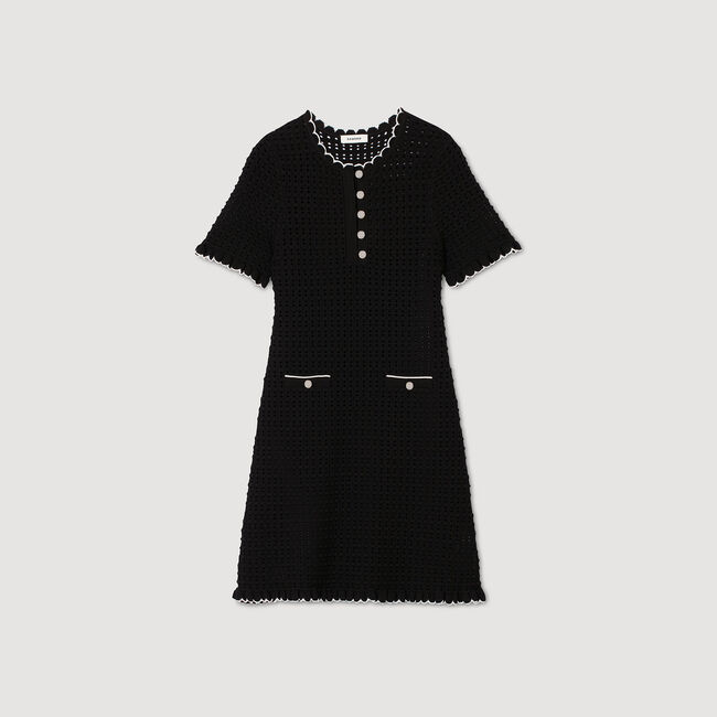 Abito corto in maglia