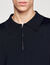 Polo in maglia con colletto con zip