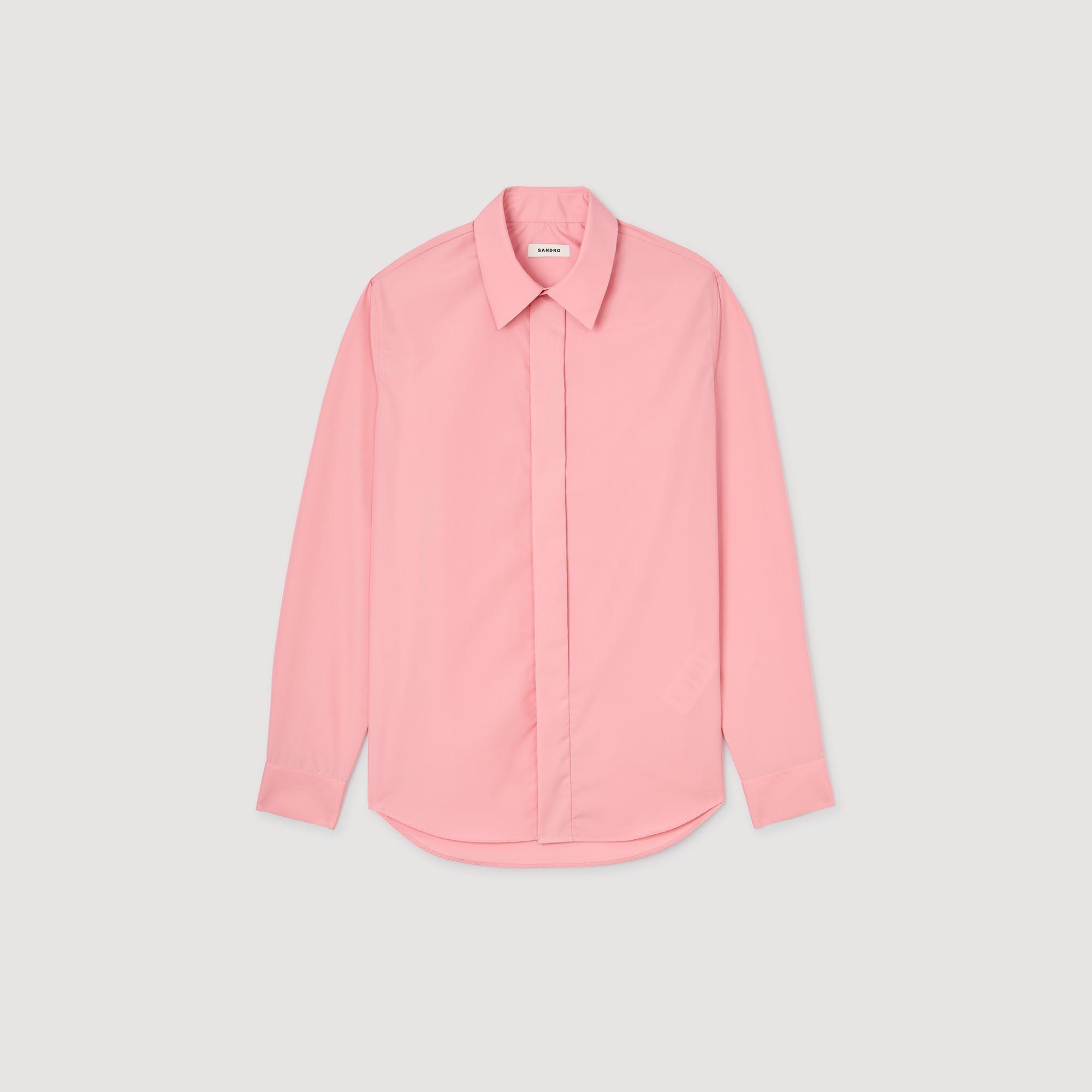 Camicia a tinta unita