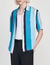 Camicia fluida a righe a maniche corte