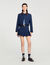 Short sartoriale plissettato