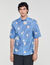 Camicia con stampa a fiori