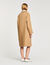 Trench con colletto glitterato