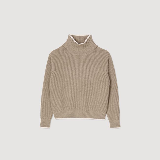 Maglione con collo alto