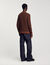 Cardigan jacquard square cross