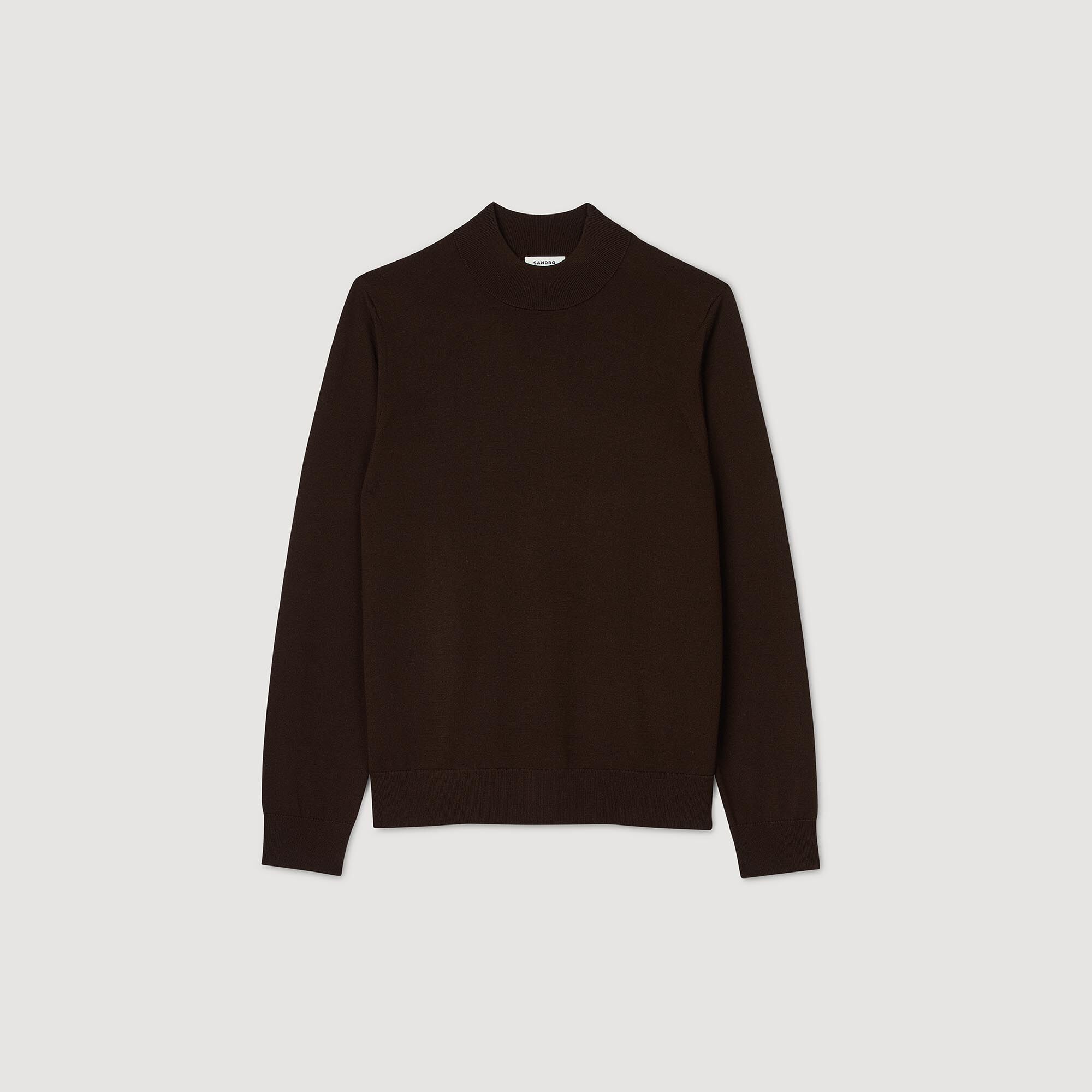 Pullover con collo a lupetto