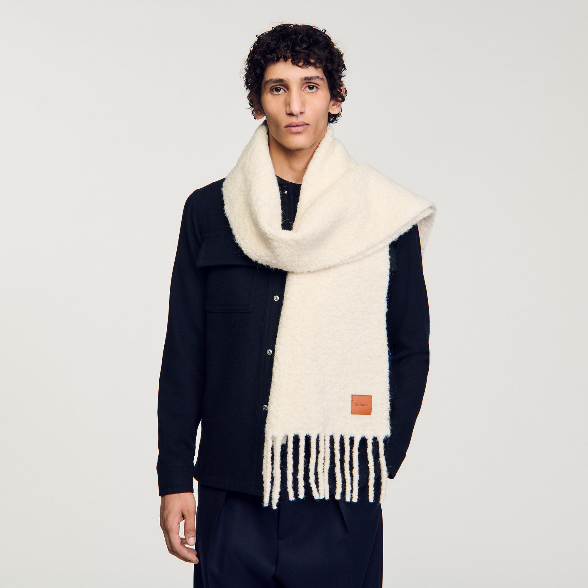 Sciarpa in bouclé
