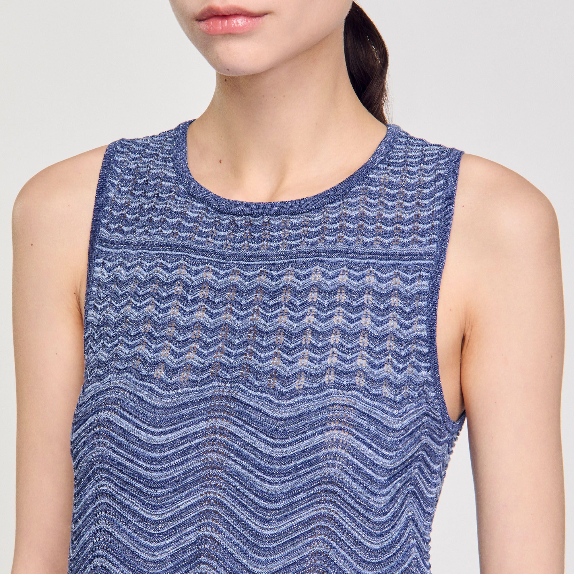 Maglione in maglia scintillante