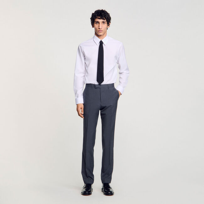 Pantaloni da abito in lana