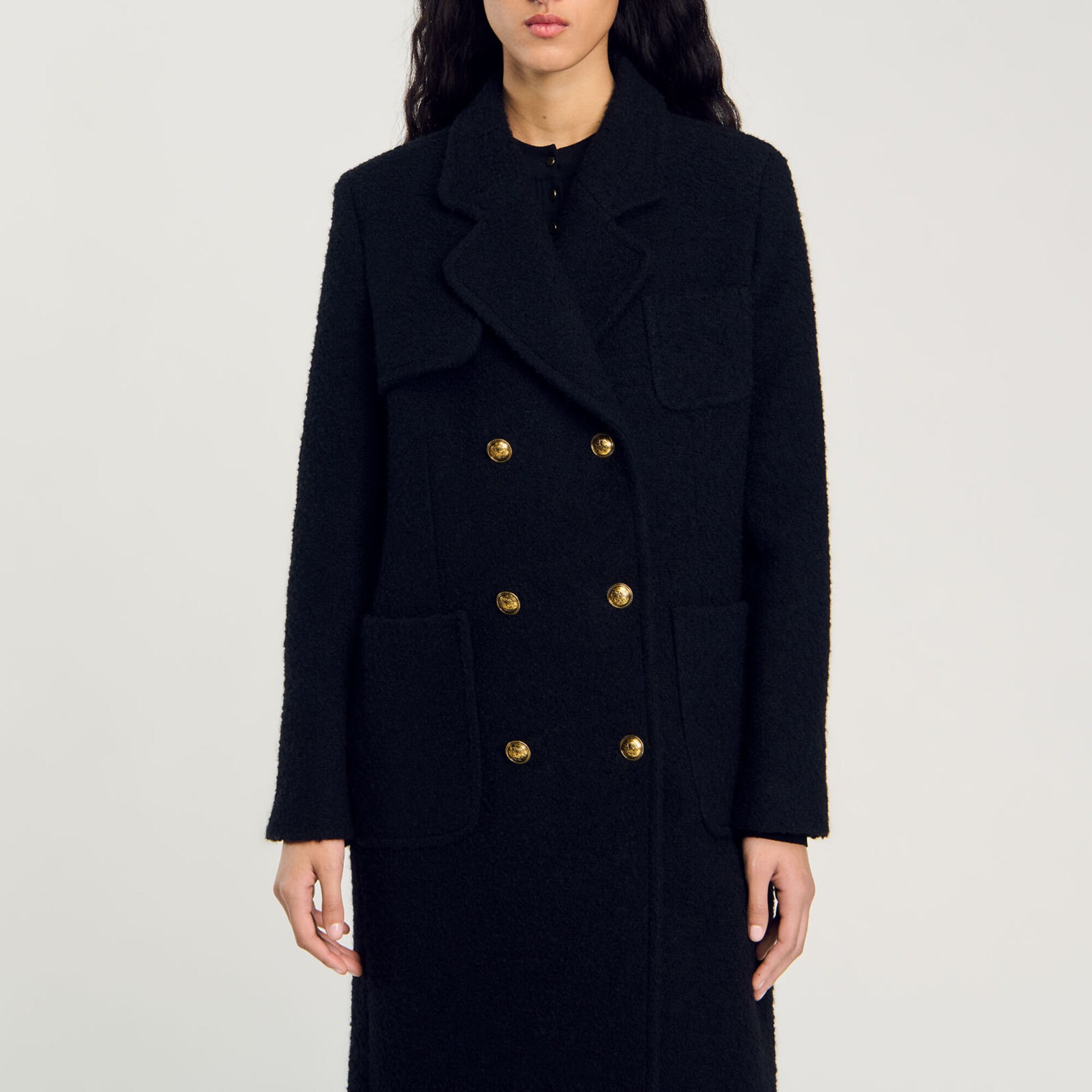 Cappotto lungo doppiopetto