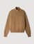 Maglione mezza zip lana e cashmere