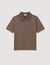 Polo in maglia con colletto con zip