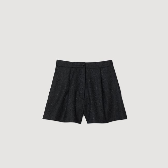 Shorts con motivi spigati