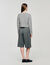 Cardigan con cuciture a contrasto