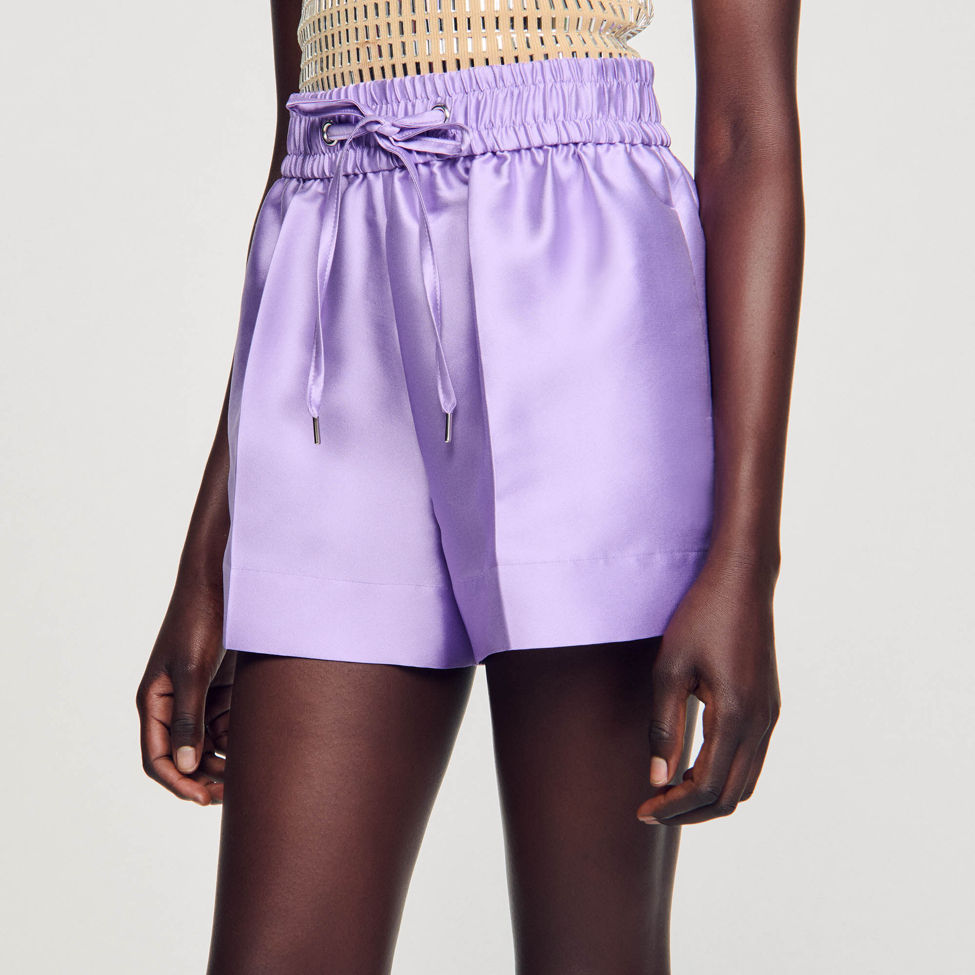 Short larghi satinati