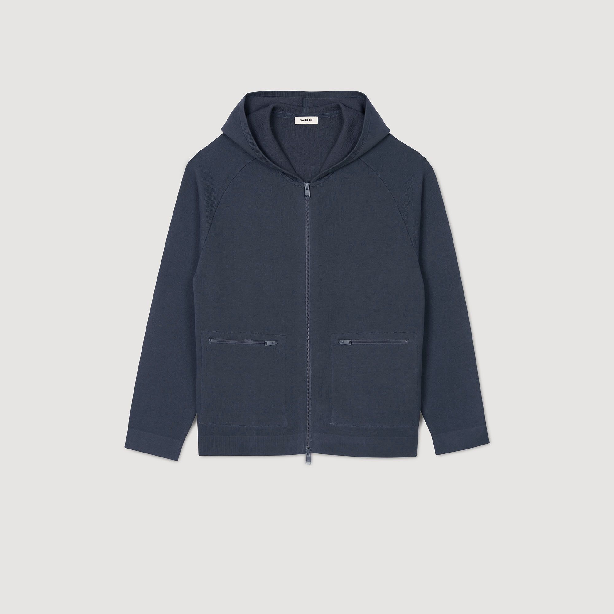 Cardigan cappuccio in maglia Milano