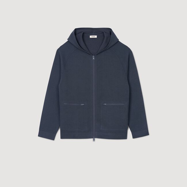 Cardigan cappuccio in maglia Milano