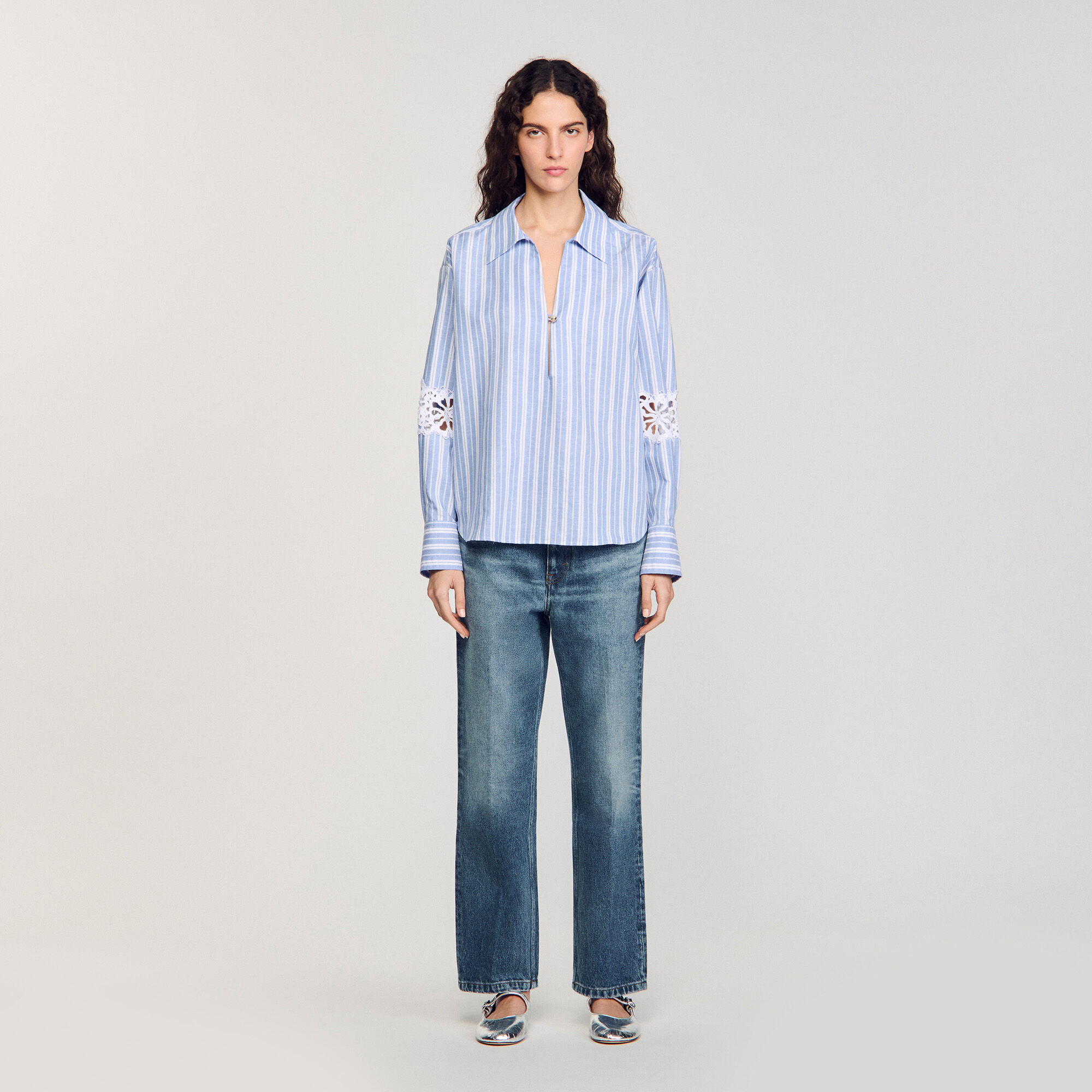 Camicia a righe