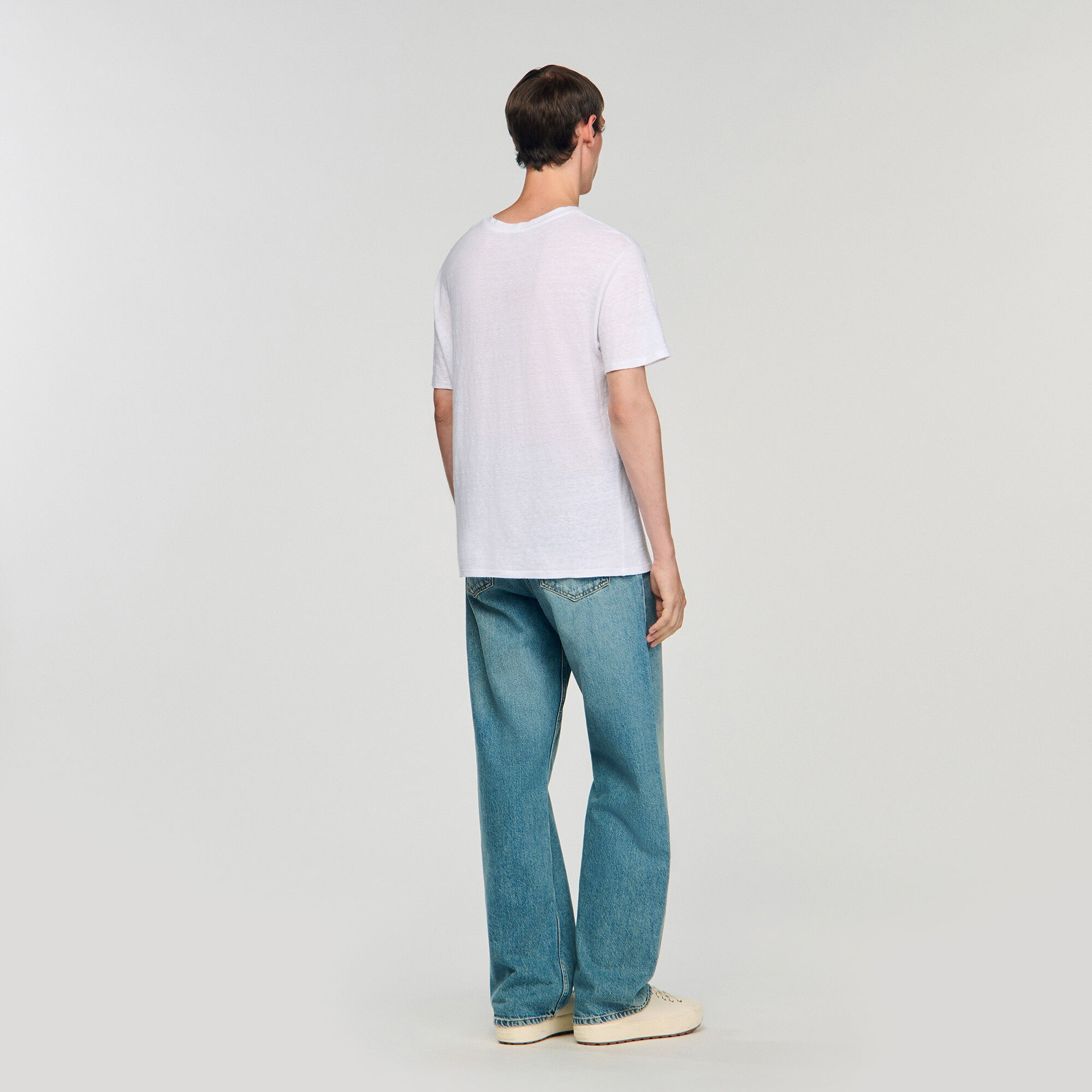T-shirt in lino certificato