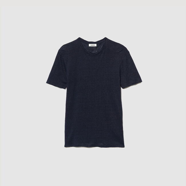 T-shirt in lino certificato