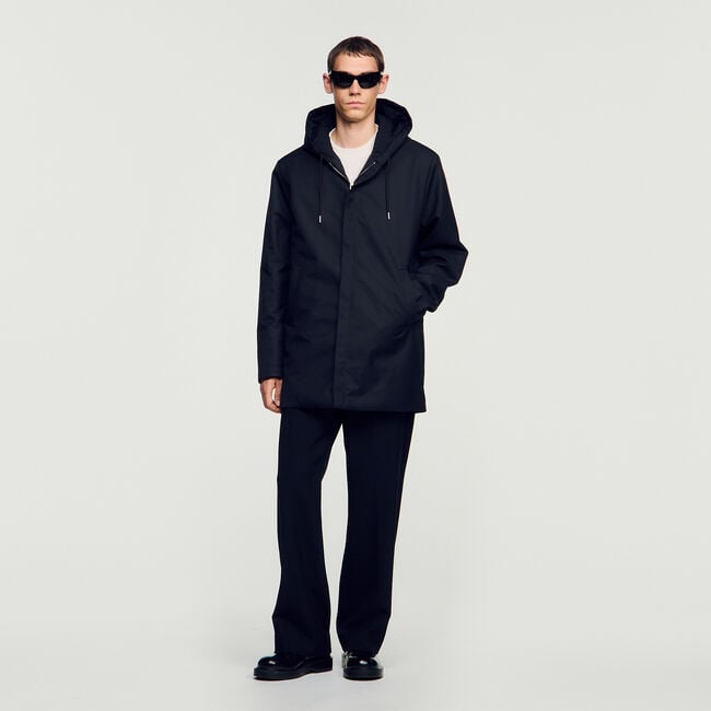 Parka con zip e cappuccio - Uomo | Sandro